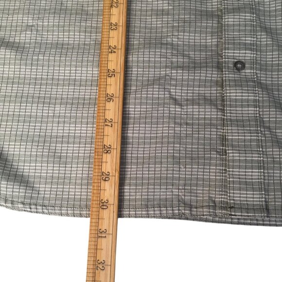 5.11 Tactical Shirt Mens Extra Large Gray Plaid Short Sleeve Button Up Outdoor - Picture 10 of 13